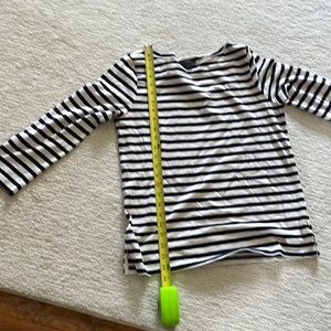 J. Crew Navy & White top
